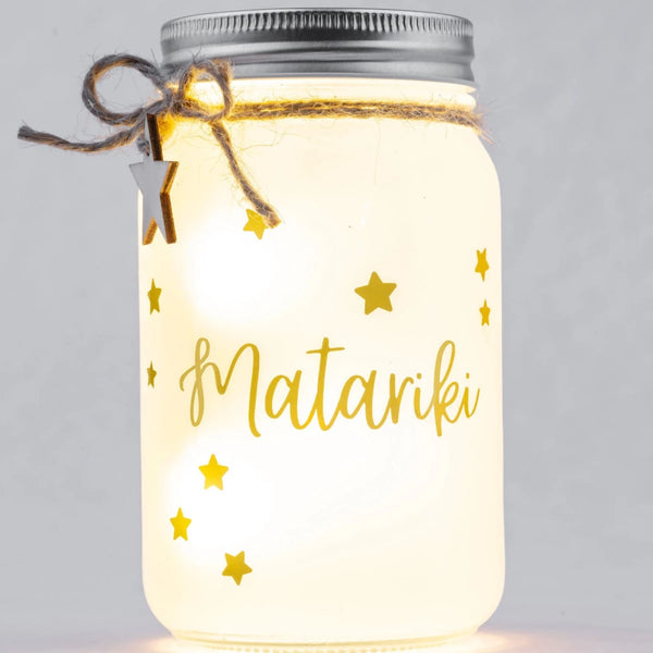 Matariki Sparkle Jar Jade Kiwi