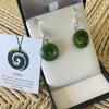 Koru Greenstone Earrings