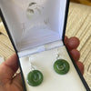 Koru Greenstone Earrings
