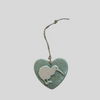 Kiwi Ceramic Heart