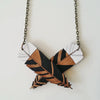 Huia Feather Rimu Necklace by Natty