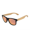 50/50s - Pink Refl Lens w/ Wood Arms