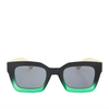 Weekender - Black and Green w/ Wooden Arms