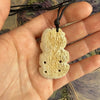 Hei Tiki Whale Bone Necklace