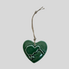 Kiwi Ceramic Heart
