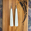 Tupou Whale Bone Roimata Earrings 80mm