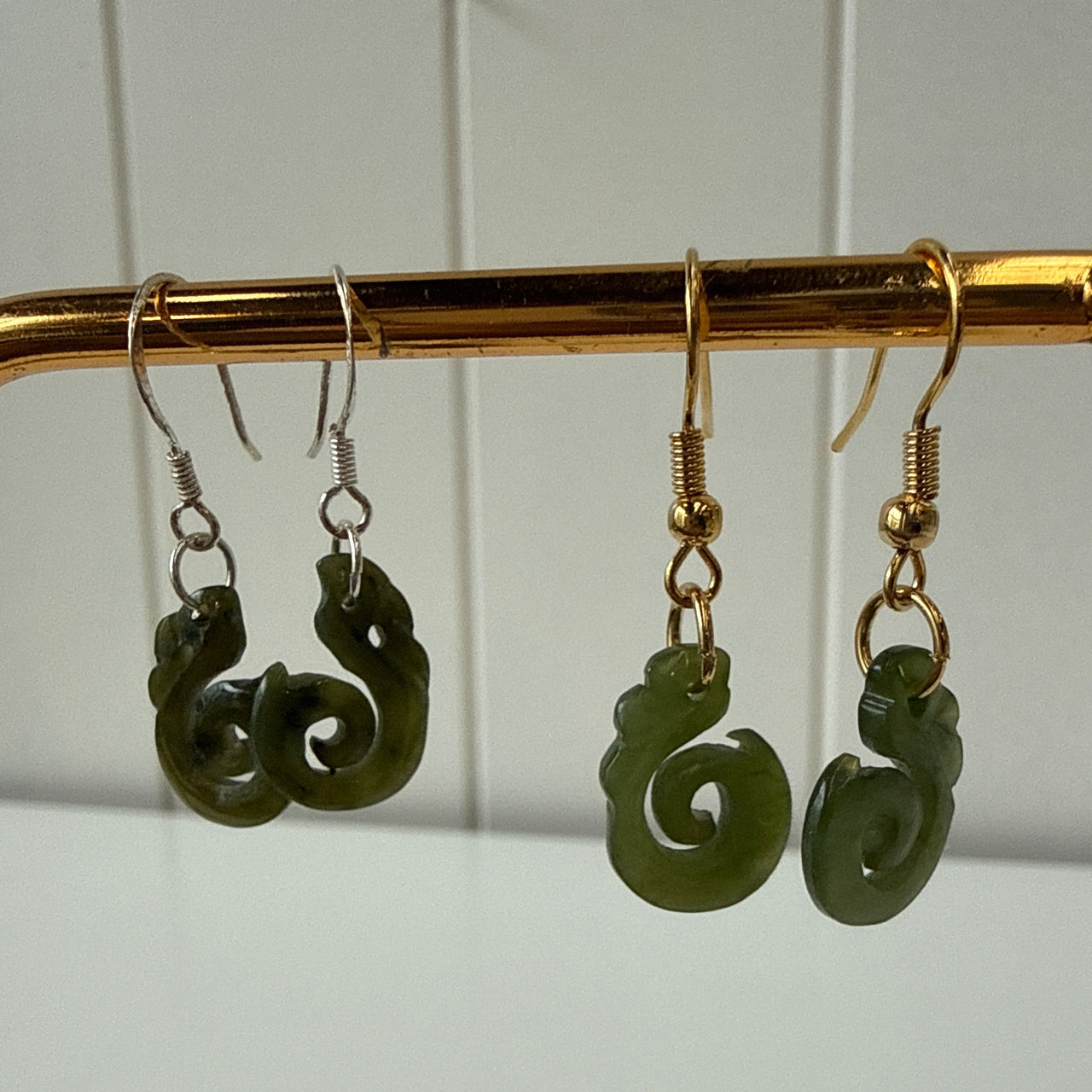 Greenstone Manaia Earrings