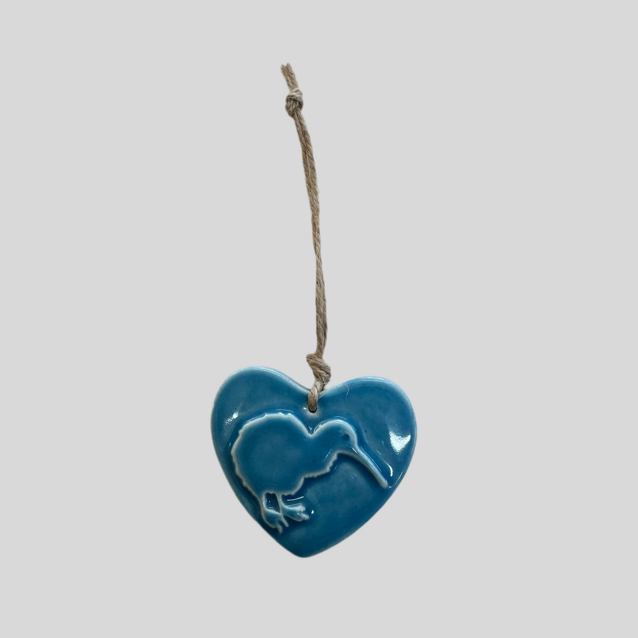Kiwi Ceramic Heart