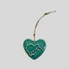 Kiwi Ceramic Heart