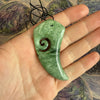 Te Wahi Pounamu Fern with Koru 65mm
