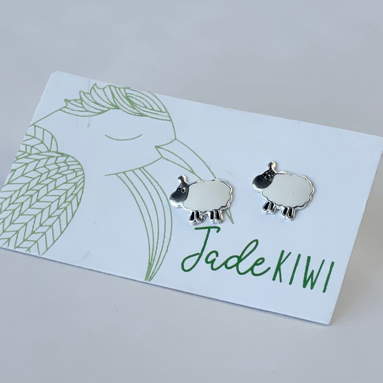 Sterling Silver Sheep Studs