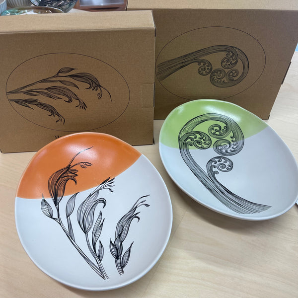 Jo Luping Large Porcelain Coloured Dish
