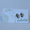 Sterling Silver and Paua Shell Penguin Studs