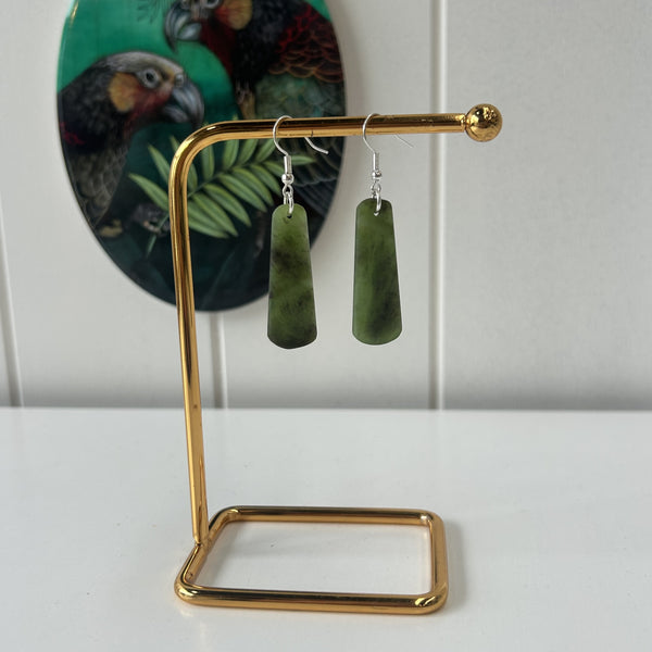 37 mm Pounamu Roimata Earrings