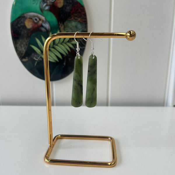 50mm Pounamu Roimata Earrings