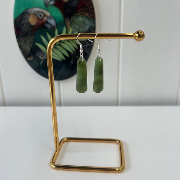 32mm Pounamu Roimata Earrings