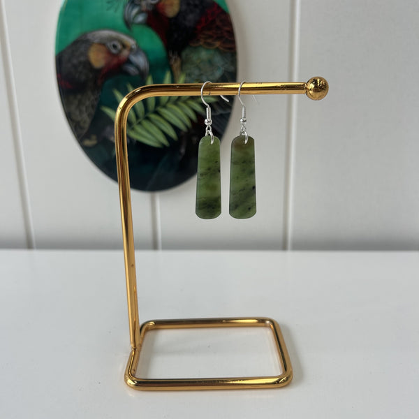 34mm Pounamu Roimata Earrings