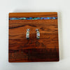 Paua and Shell Sterling Silver Earrings