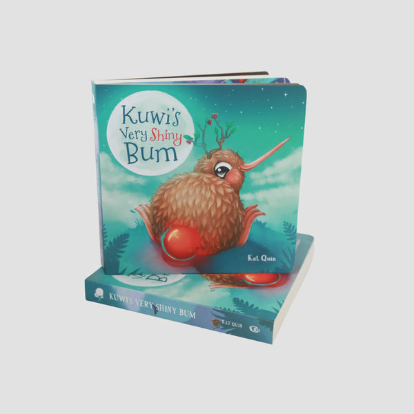 "Kuwis Very Shiny Bum" - Board Book