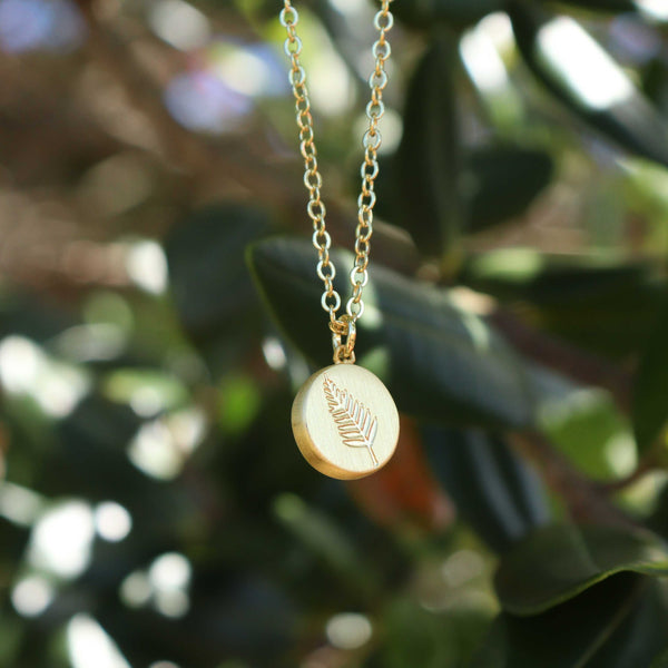 Round Fern Necklace