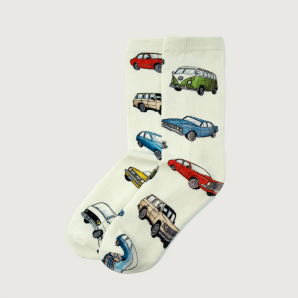 Vintage Car Socks