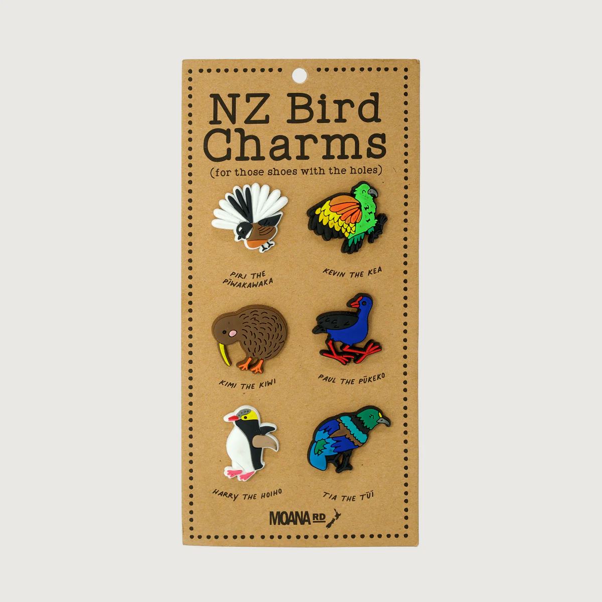 Shoe Charms - NZ Birds
