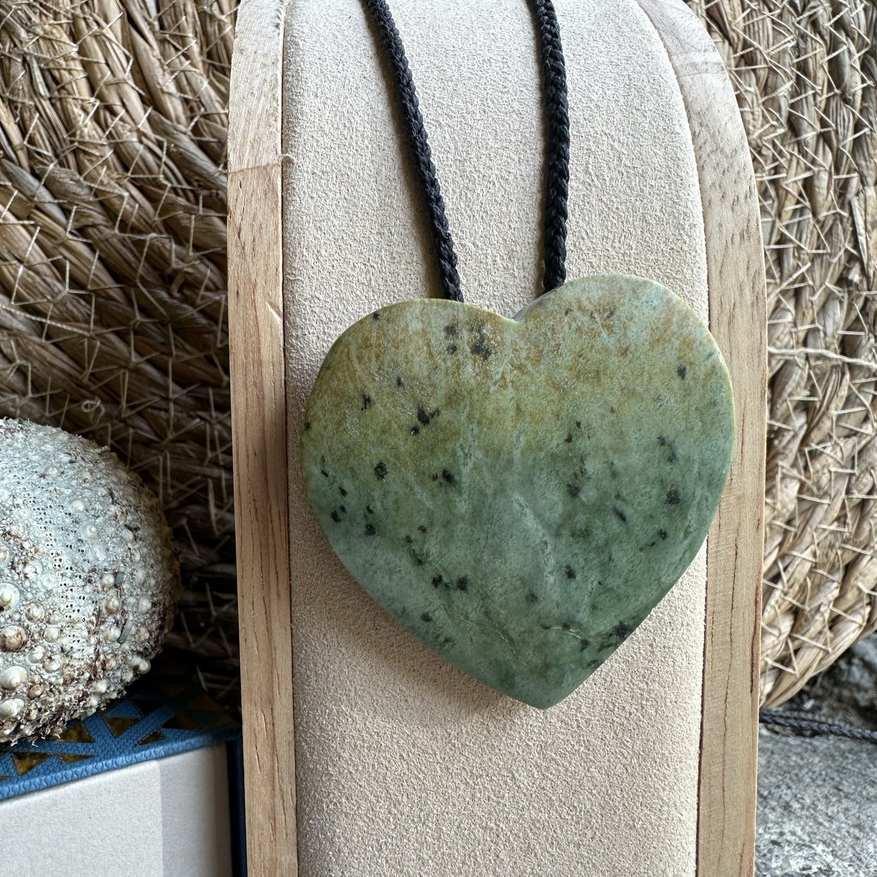 Stunning Pounamu Heart Pendant