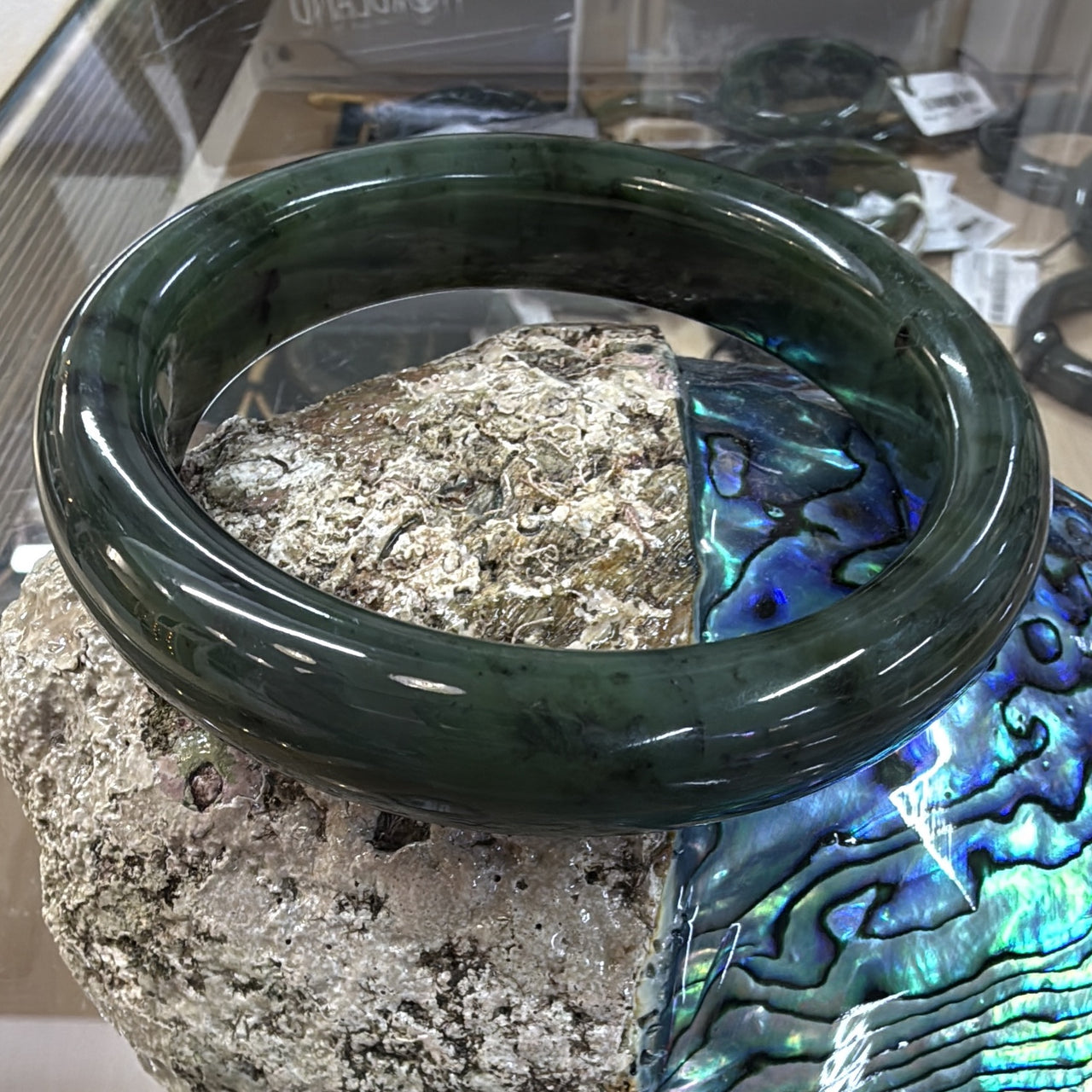 Greenstone Bangle Wide