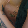 Niho Breastplate Gold Necklace