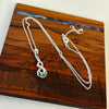 S/S & Paua Twist Necklace