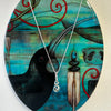 S/S & Paua Twist Necklace