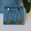 Niho Breastplate Gold Earrings