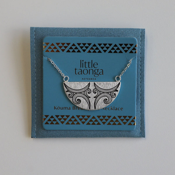 Kauae Breastplate Silver Necklace