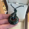 Te Wahi Pounamu Hei Matau Pendant