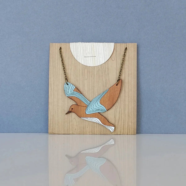 Seagull Rimu Necklace by Natty