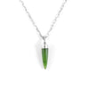 Greenstone Point Charm Necklace