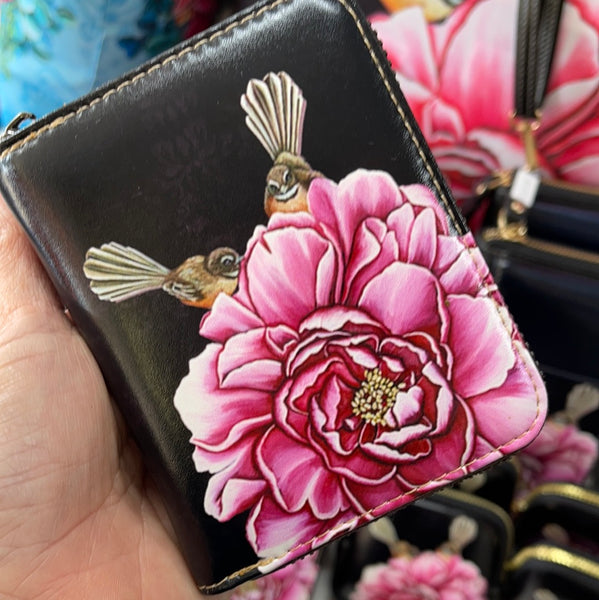 Peony Fantail Small Wallet