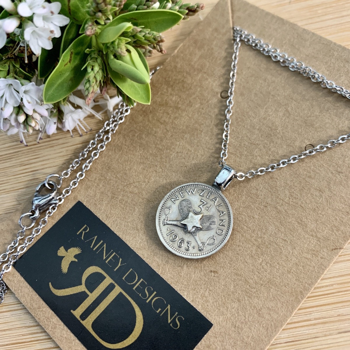 Petite Threepence Coin Necklace