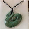 Te Wahi Pounamu Koru Manaia Pendant