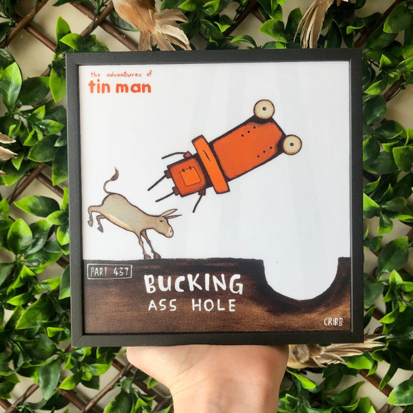Tin Man Box Frame - Bucking Ass Hole