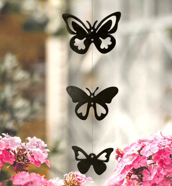 Corten Steel Garden Mobile - Butterfly