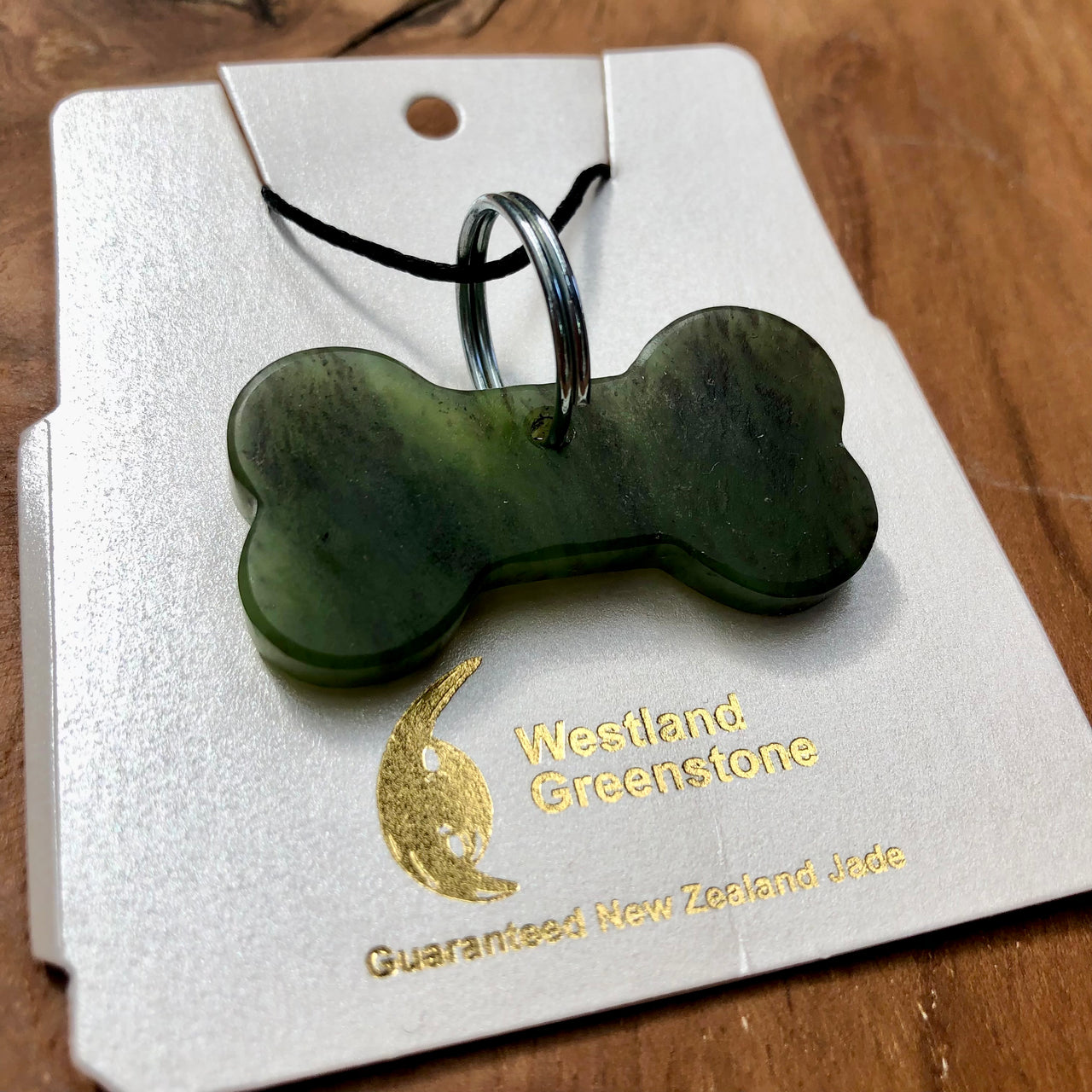Westland Greenstone Dog Tag Jade Kiwi