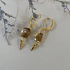 Gemstone Earrings - Gold