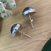 Abalone Pearl Stud Earrings