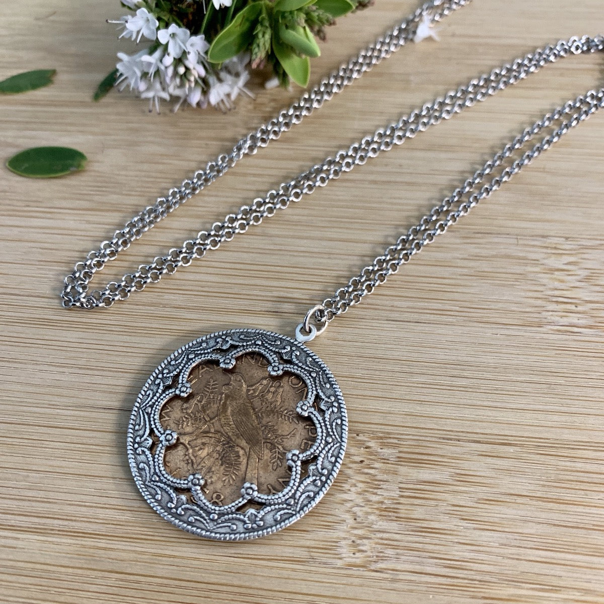 One Penny Pendant Necklace