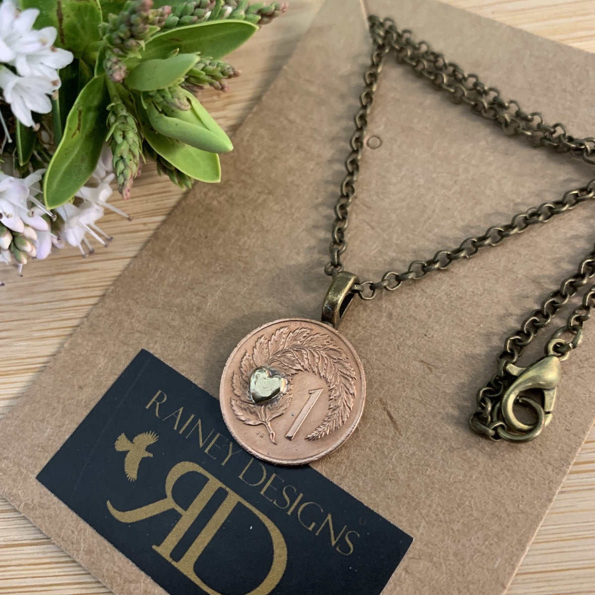 Petite One Cent Coin Necklace